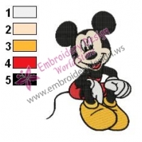 Mickey Mouse Cartoon Embroidery 99